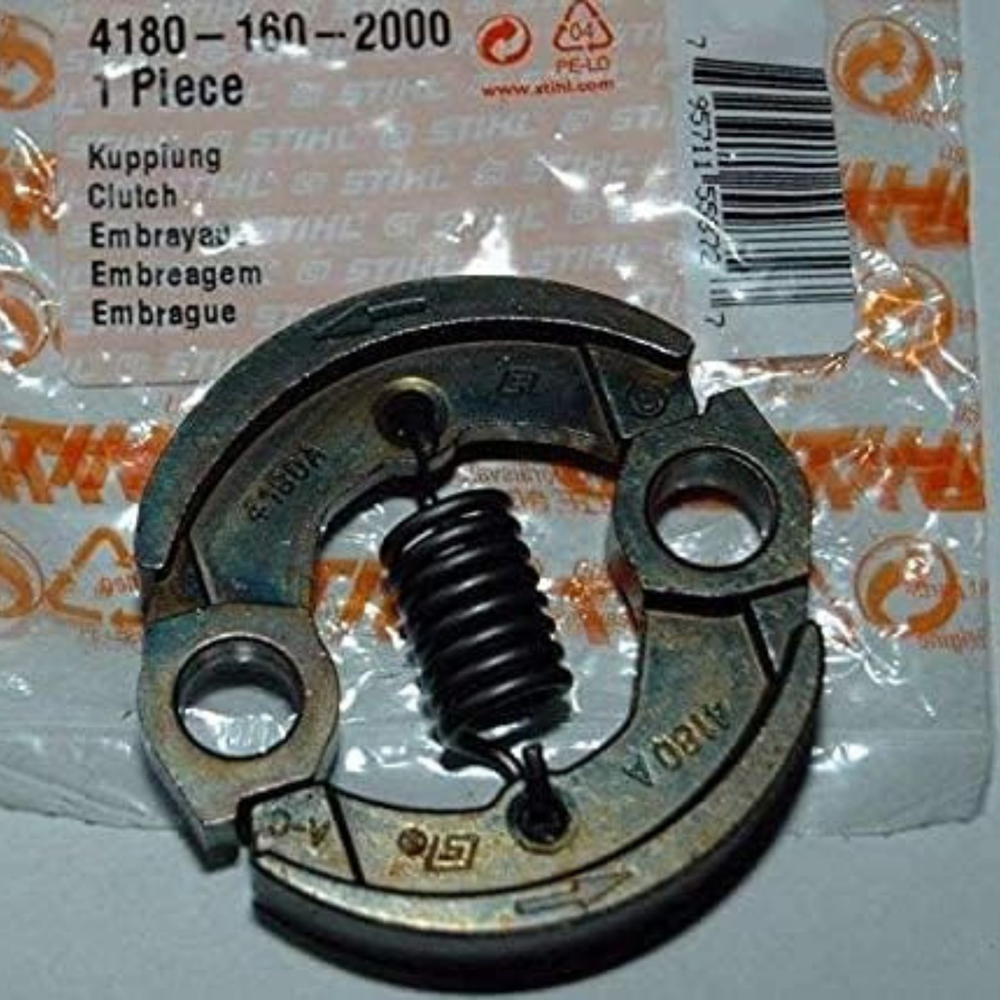 Genuine STIHL OEM Clutch Assembly 4180 160 2000 for FS90, FS110, FS130, KM90, KM110 Trimmers & KombiMotors
