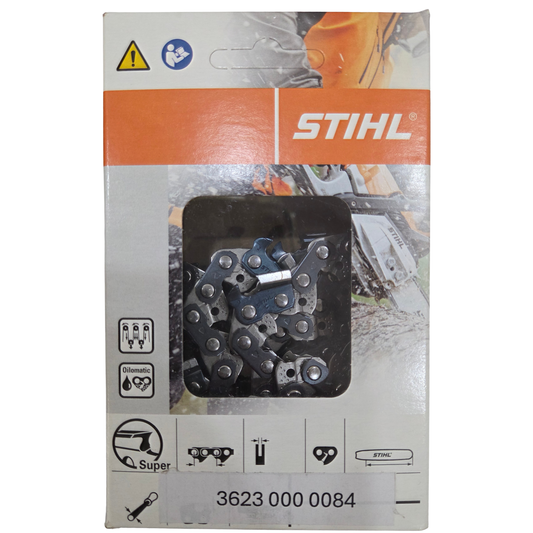 Genuine STIHL 25" Chainsaw Chain 33 RS 84 - 3/8" Pitch, .050" Gauge, 84 Drive Links (OEM)