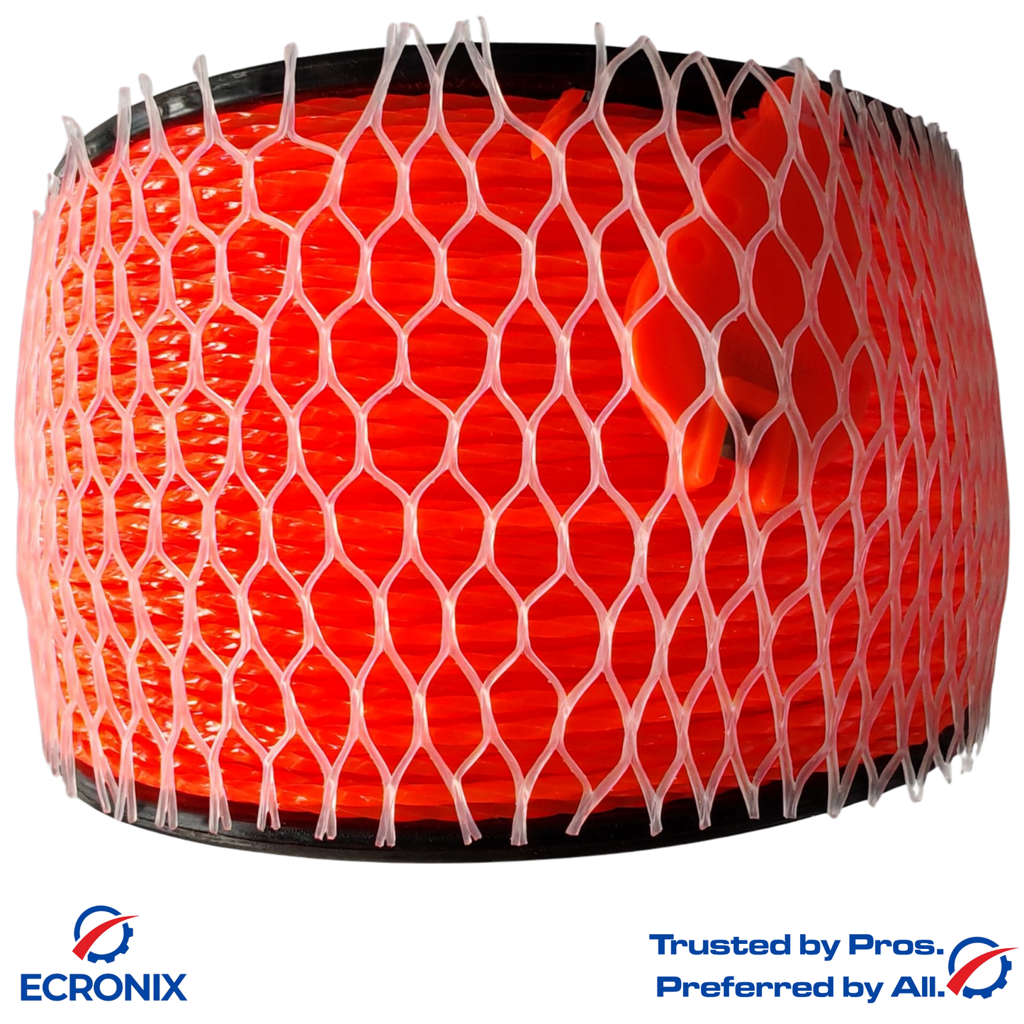 Ecronix .095" Square Twist Trimmer Line 1010 ft – Nylon Weed Eater String, 3 lb Spool