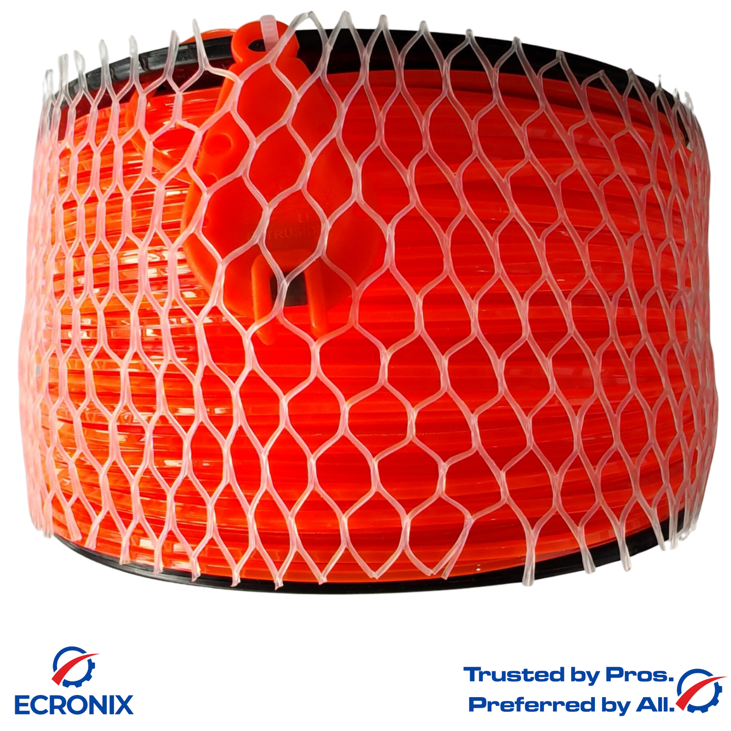 Ecronix .095" Square Trimmer Line 819 ft – Nylon Weed Eater String, 3 lb Spool